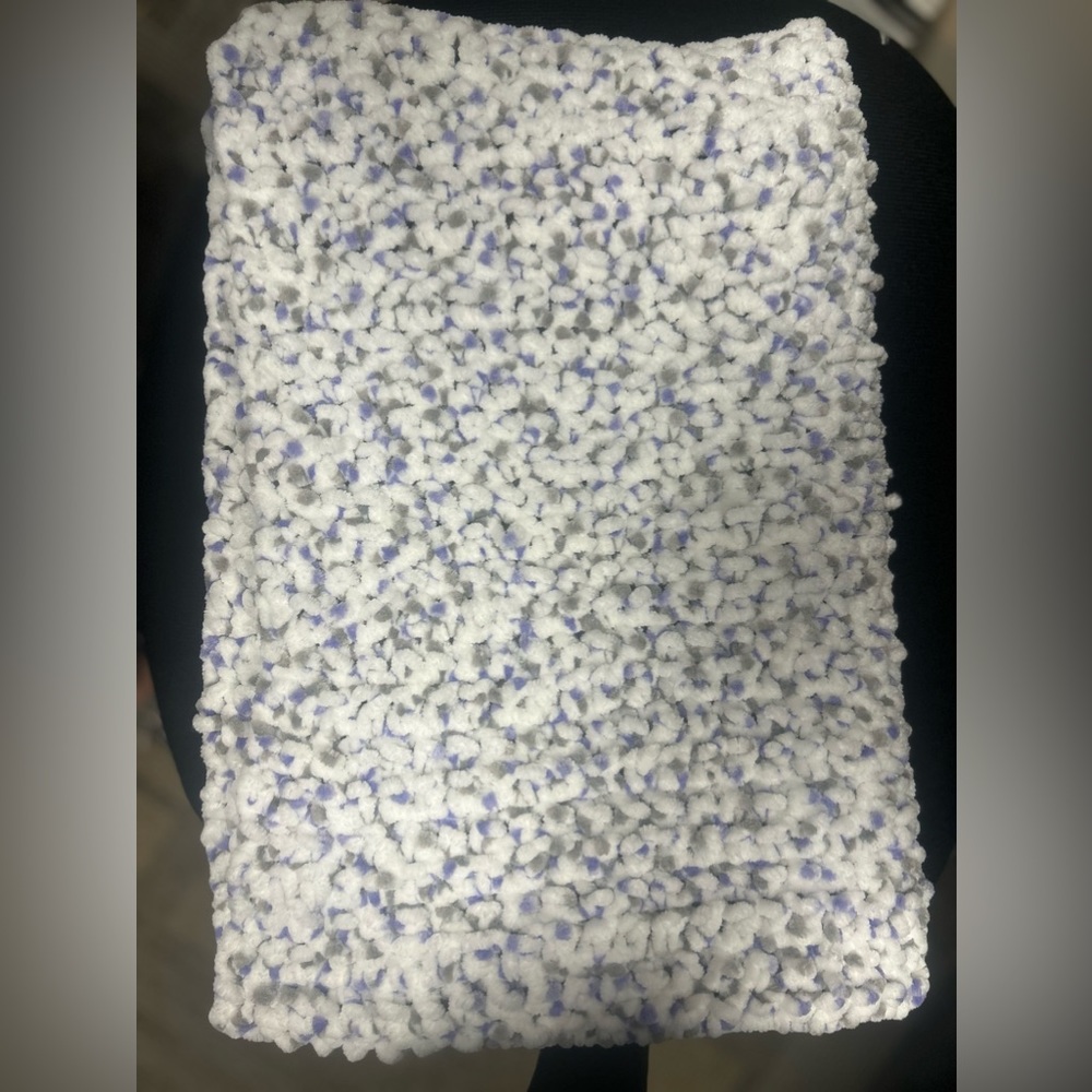 Chucky handed made baby blankets